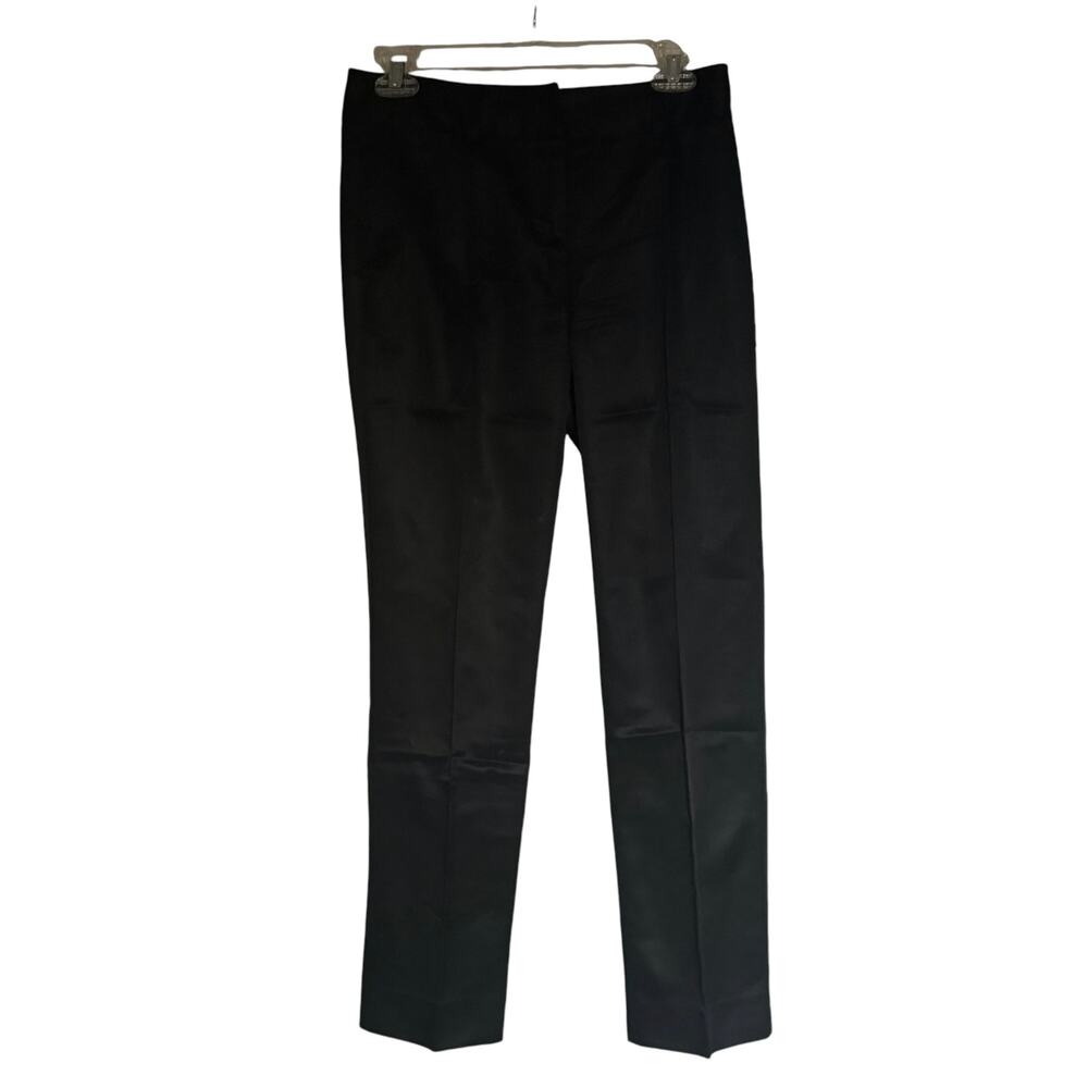 MISSONI Italy Black Dress Pants Trousers 4 Acetate Cotton Blend Designer Career